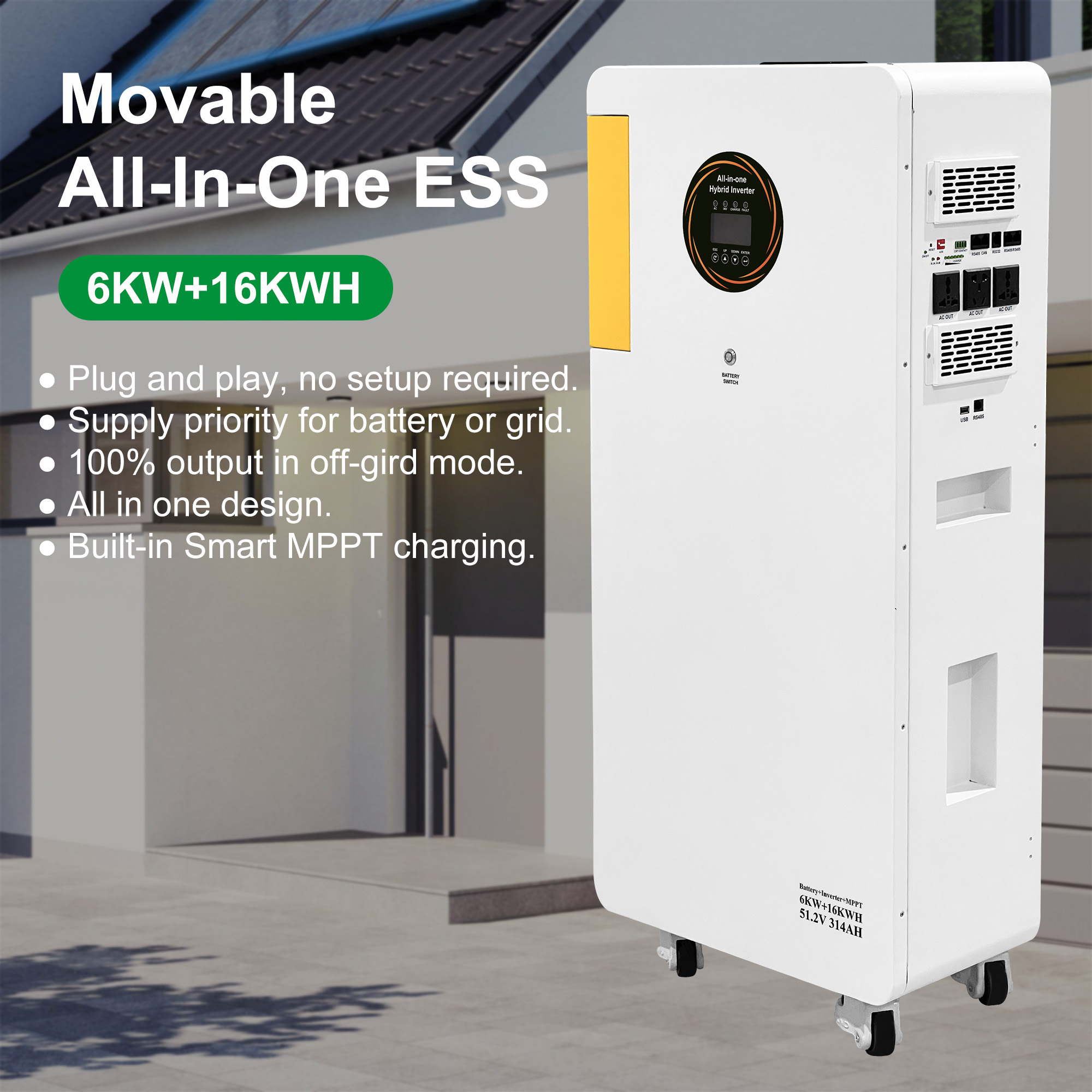 6KW + 16KWH All-In-One ESS
